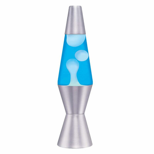 11.5″ LAVA Lamp – White/Blue/Silver - US 2453