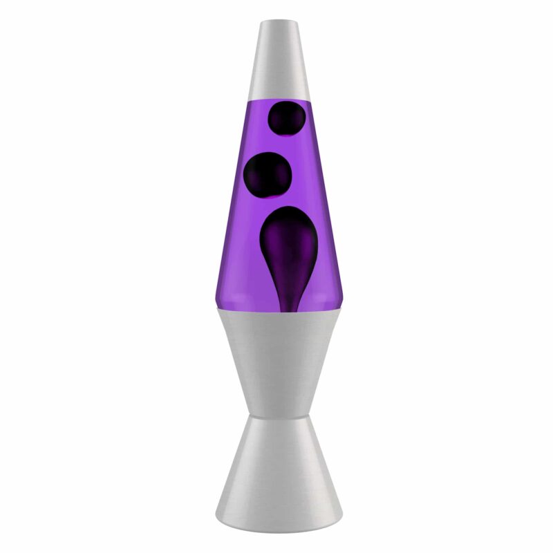 14.5’’ LAVA Lamp – Black &amp; Purple - US 7065