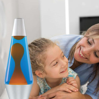 14.5” LAVA Lamp – Orange/Blue/Silver - US 1537