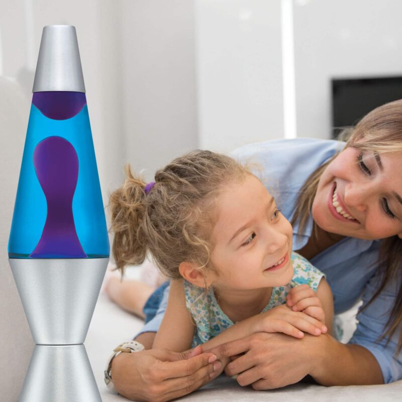 14.5″ LAVA Lamp – Purple/Blue/Silver - US 1446