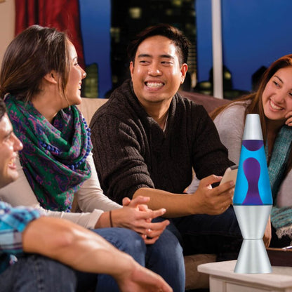 14.5″ LAVA Lamp – Purple/Blue/Silver - US 1446