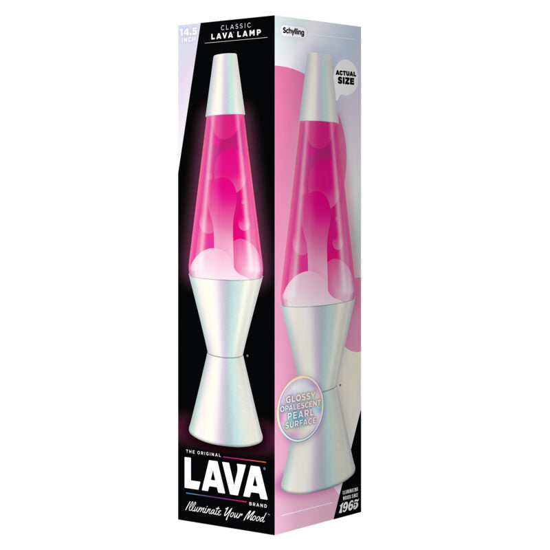 14.5″ Lava Lamp Opalescent Pearl - US 1018
