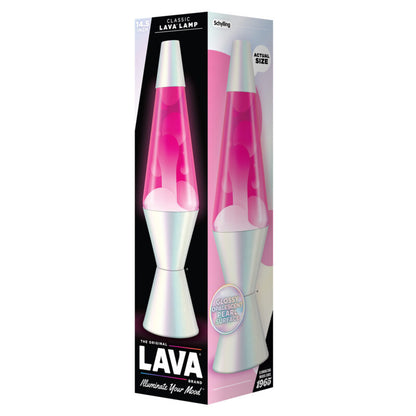 14.5″ Lava Lamp Opalescent Pearl - US 1018
