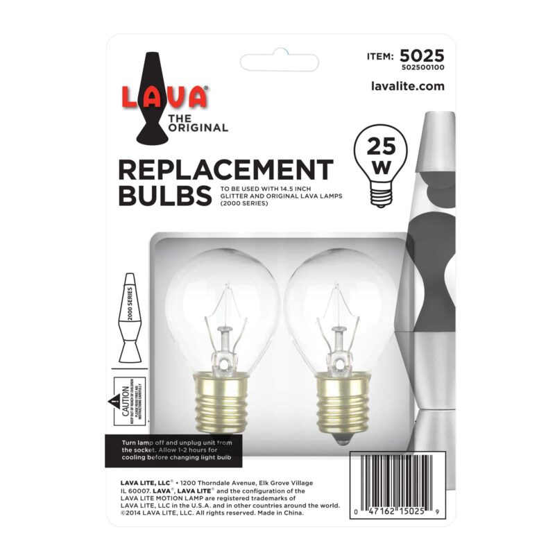 25W LAVA Lamp Light Bulb W/Tray - US 4354