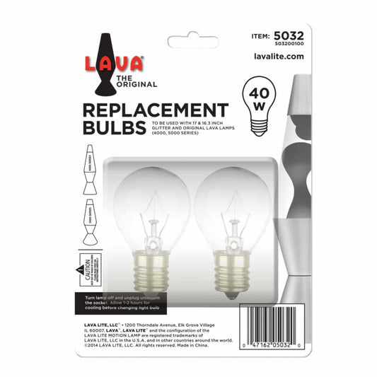 40W LAVA Lamp Light Bulb A15 - US 7816