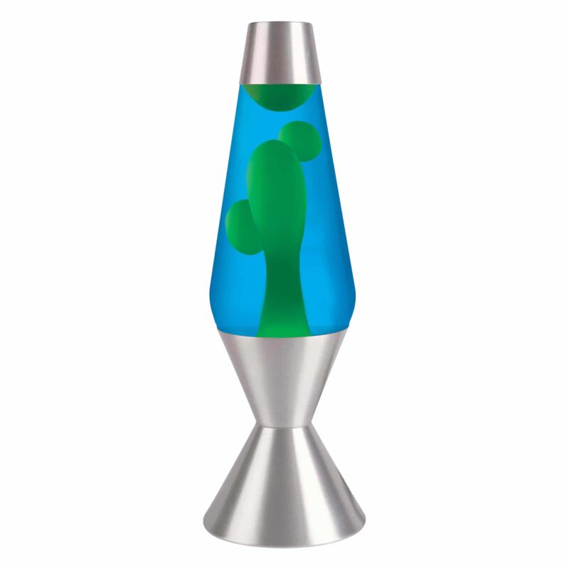16.3″ LAVA Lamp – Yellow/Blue/Silver - US 7865
