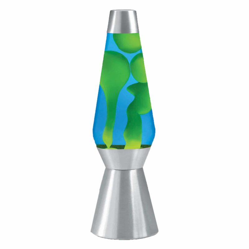 27″ LAVA Lamp Grande – Yellow/Blue/Silver - US 8251
