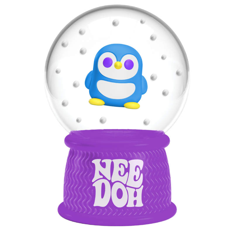 NeeDoh Squish N Flow Snow Globe - US 2598