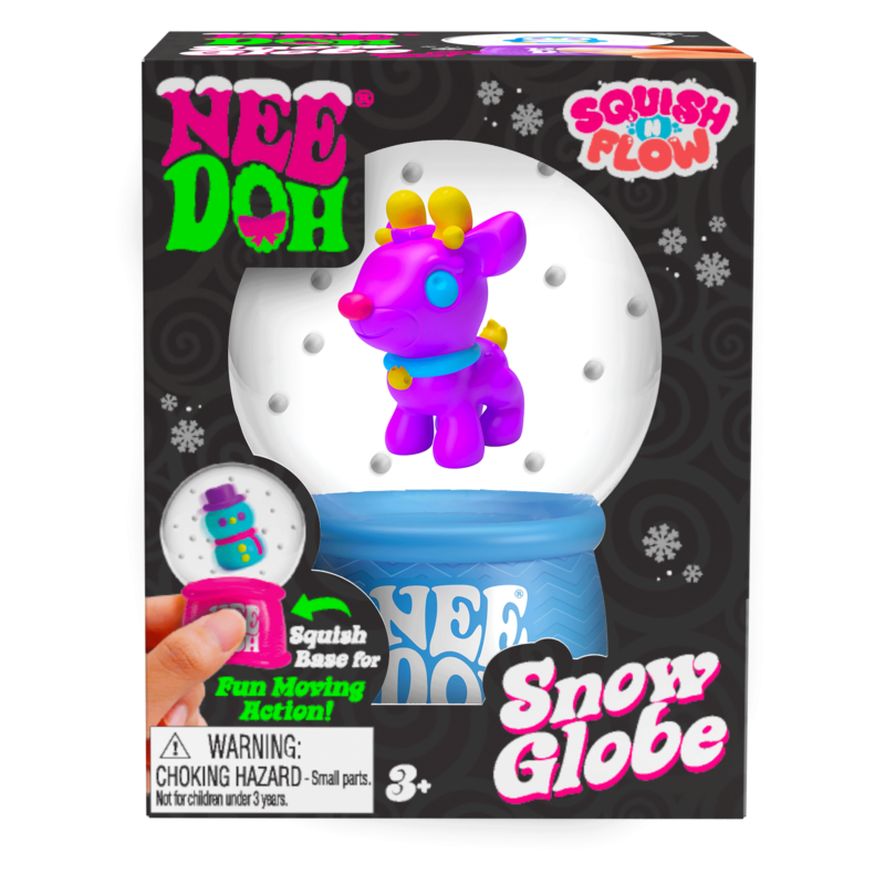 NeeDoh Squish N Flow Snow Globe - US 2598