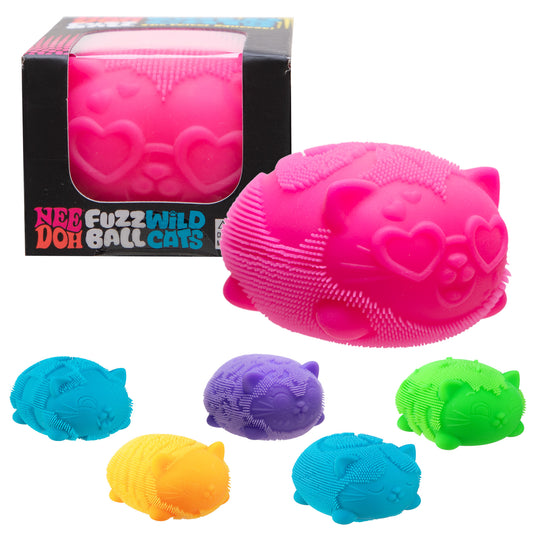 NeeDoh® Fuzz Ball Wild Cats - US 7032